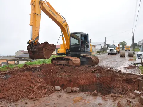 Escavação de terreno em Santa Bárbara d’Oeste